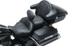 Driver Backrest Post & Pad Only Black by Mustang