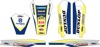Factory Effex FX Evo Trim Kit Blue/Yellow/White Fits Husqvarna 2016 Models