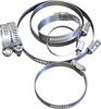 Helix Stainless Steel Worm Drive Hose Clamps 8-22mm 10 Pack - Narrow width hose clamps, 8-22mm, 10 pack