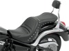 Explorer Special Studded 2-Up Seat Black Gel - For Kawasaki 900 Vulcan Classic