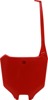 UFO Front Number Plate Red Fits Honda