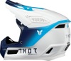 Thor Fleet Storm Helmet Gloss White/Navy - Small - MX helmet with ERT impact protection