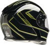 Z1R Warrant Amplify Helmet 2XL Black/Hi-Vis Yellow - Full face helmet with drop-down sun visor