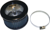 PROK Multi-Fit Flame Arrestor Clamp-On Black/Silver Watercraft - Clamp-on flame arrestor for watercraft carb adapters