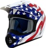 AFX FX-17 Flag Helmet Freedom White 3XL Unisex - Motocross helmet, Freedom/White, 3XL, Unisex