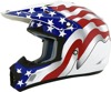 AFX FX-17 Flag Helmet Freedom White 3XL Unisex - Motocross helmet, Freedom/White, 3XL, Unisex