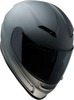 Z1R Jackal Smoke Helmet Matte Primer Gray 3XL - Full-face helmet with drop-down sun visor