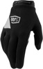 100% Women's Ridecamp Off-Road Gloves - Black, Size M