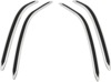 Show Chrome GT Saddlebag Scuff Strips Black