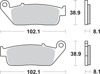 SBS 627HS Sintered Brake Pads