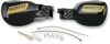 Black Contoured Handguards - For Polaris ATVs w/ Plastic Throttle Housing