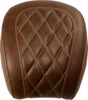 Tripper Diamond Wide Brown Pillion Pad - For 18-19 HD FLDE FLHC Tripper Diamond Wide Brown Pillion Pad - For 18-19 HD FLDE FLHC