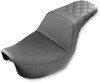 Step-Up Lattice Stitched 2-Up Seat Black Gel - For 06-17 Harley Dyna Step-Up Lattice Stitched 2-Up Seat Black Gel - For 06-17 Harley Dyna