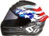6D ATS-1R Patriot Full Face Helmet Red White Blue Small - Full face street helmet, Red/White/Blue, size Small
