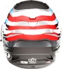 6D ATS-1R Patriot Full Face Helmet Red White Blue Small - Full face street helmet, Red/White/Blue, size Small