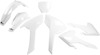 UFO Complete Plastic Kit White Fits Husqvarna