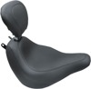 Tripper Smooth Synthetic Leather Solo Seat w/Backrest - For 18-19 Harley FLDE FLHC Tripper Smooth Synthetic Leather Solo Seat w/Backrest - For 18-19 Harley FLDE FLHC