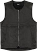 ICON Backlot Vest Black Men's L/XL - Men's black zip-front vest