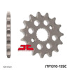 JT Steel Front Sprocket 15T-420 Natural JTF1310.15SC For 07-25 Honda CRF150R/RB