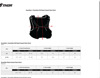 THOR Guardian Roost Deflector M/L Black Orange Men's - Men's M/L chest protector in black and orange