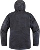 ICON PDX3 Jacket Men's 3XL Camo Gray - Waterproof hooded jacket for all-weather riding