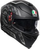 K-5 S Full Face Street Helmet Black/Silver Medium Small