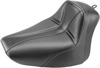 Dominator Channeled Solo Seat - Black - For 00-06 Harley Softail Dominator Channeled Solo Seat - Black - For 00-06 Harley Softail