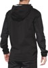 100% Men's Hydromatic Parka Waterproof Jacket - Black, XL