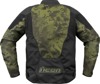 ICON Overlord3 Magnacross Jacket 2XL Dark Gray/Black/Green - Men's sport jacket with D3O protection