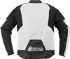 ICON Overlord3 Mesh Jacket 2XL White/Black Men's - Men's 2XL mesh jacket in White/Black
