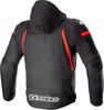 Alpinestars Zaca Waterproof Jacket Mens 4XL White Bright Red Black - Waterproof textile riding jacket, men's 4XL
