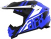 FX-19R Racing Full Face Offroad Helmet Matte Blue/White Medium