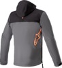 Alpinestars Sherpa Jacket 3XL Gray Black Red Men's Soft Shell - Men's 3XL dual sport soft shell jacket, gray/black/red