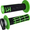 ODI Emig 2.0 V2 Lock-On Grips Black/Green 7/8" Bars - Lock-on grips, Black/Green, For 7/8" bars ODI Emig 2.0 V2 Lock-On Grips Black/Green 7/8" Bars - Lock-on grips, Black/Green, For 7/8" bars