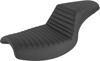 Step-Up Tuck and Roll 2-Up Seat - Black - For 82-94 Harley FXR Step-Up Tuck and Roll 2-Up Seat - Black - For 82-94 Harley FXR