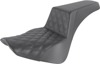 Step-Up Front Lattice 2-Up Seat - Black - For 18-20 FLDE FLHC FLSL Step-Up Front Lattice 2-Up Seat - Black - For 18-20 FLDE FLHC FLSL