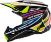 Alpinestars SM3 Youth Wurx Helmet YS Black/Yellow/Blue/Red - Youth MX helmet in YS size, Black/Yellow/Blue/Red