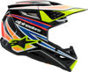 Alpinestars SM3 Youth Wurx Helmet YS Black/Yellow/Blue/Red - Youth MX helmet in YS size, Black/Yellow/Blue/Red