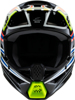 Alpinestars SM3 Youth Wurx Helmet YS Black/Yellow/Blue/Red - Youth MX helmet in YS size, Black/Yellow/Blue/Red