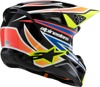 Alpinestars SM3 Youth Wurx Helmet YS Black/Yellow/Blue/Red - Youth MX helmet in YS size, Black/Yellow/Blue/Red