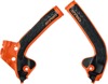 X-Grip Frame Guards Orange/Black - For 18-23 Gas Gas Husqvarna KTM 85