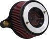 S&S Air Stinger Stealth Air Cleaner Kit Chrome For Harley M8 Models - High-flow air cleaner kit For Harley M8 Models