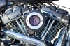 S&S Air Stinger Stealth Air Cleaner Kit Chrome For Harley M8 Models - High-flow air cleaner kit For Harley M8 Models