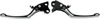 Regulator Hydraulic Brake/Clutch Lever Set Chrome Black/Silver - 04-13 HD