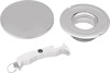 Drag Specialties Gas Cap with Paint Protectors Chrome Harley-Davidson