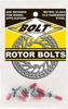 Bolt Rotor Bolts Silver Fits Honda