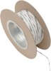 White / Black 18 Gauge Color Match Primary Wire - 100' Spool