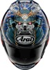 Arai Corsair-X Dani Samurai-3 Helmet - Small - Full-face helmet with Dani Samurai-3 graphic