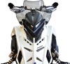 Powermadd Low Tint Windshield 15in for Polaris Matryx Chassis - Low 15in tinted windshield For Polaris Matryx models