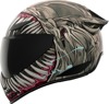 ICON Domain Grand Maw Helmet XS Gray - Full-face helmet with Grand Maw graphic